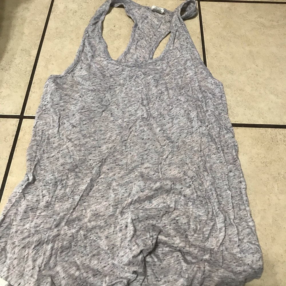 Speckled racerback tank PINK